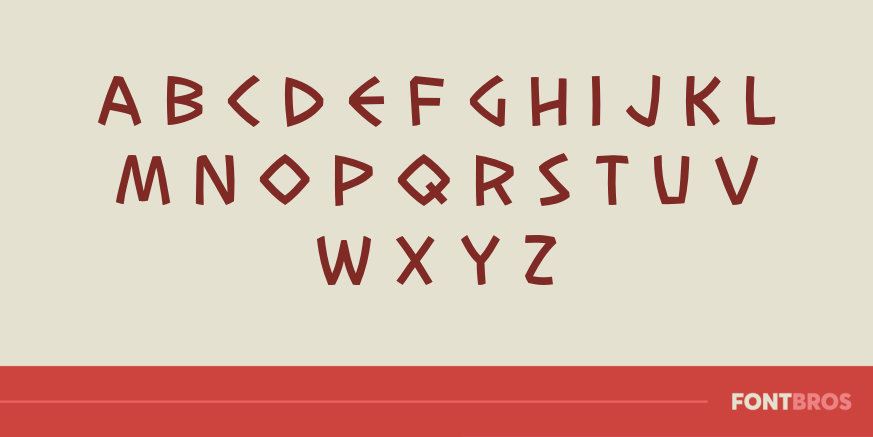 Las Vegas to Rome Font Poster #1