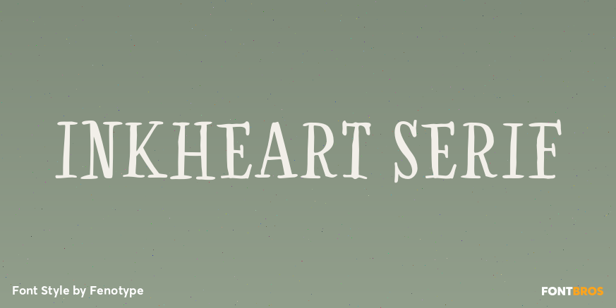 Inkheart Serif Poster