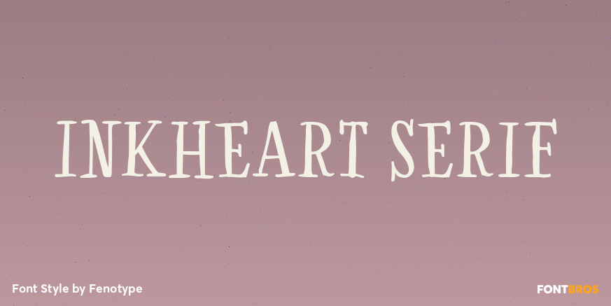 Inkheart Serif Poster