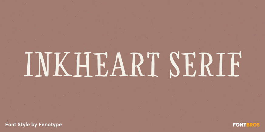 Inkheart Serif Poster
