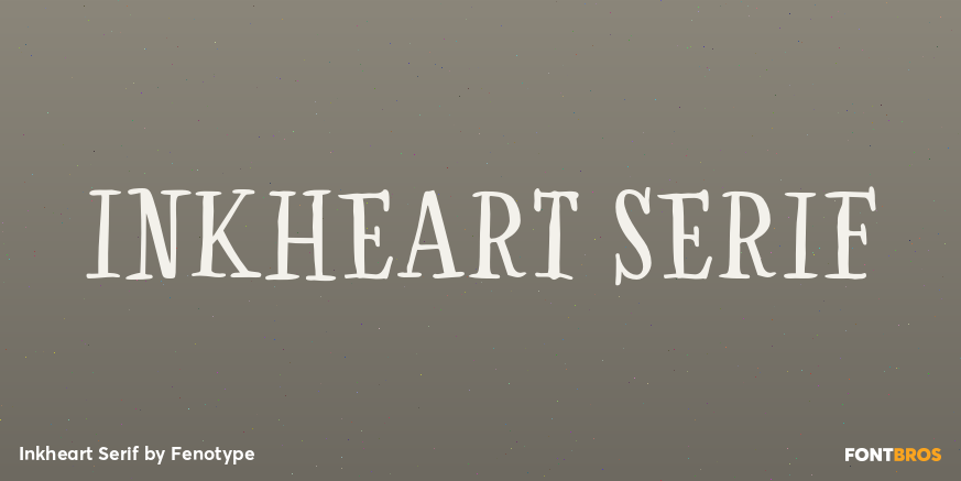 Inkheart Serif Poster
