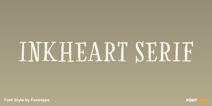 Inkheart Serif Poster