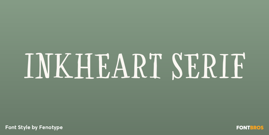 Inkheart Serif Poster