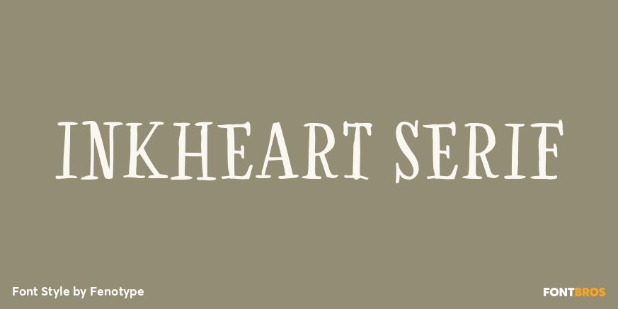 Inkheart Serif Poster