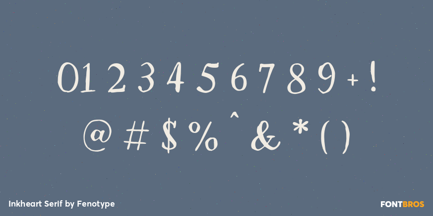 Inkheart Serif Font Poster #1