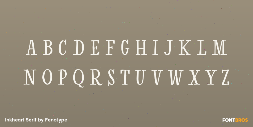 Inkheart Serif Font Poster #2