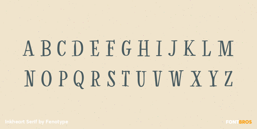 Inkheart Serif Font Poster #3