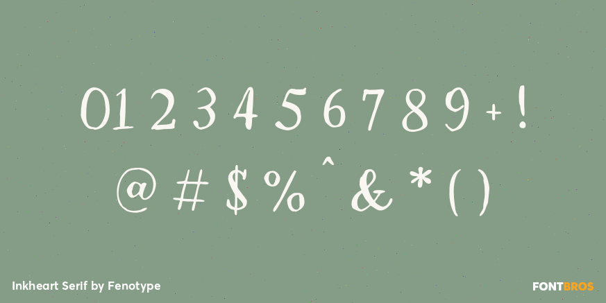 Inkheart Serif Font Poster #4