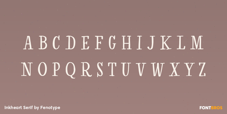 Inkheart Serif Font Poster #1