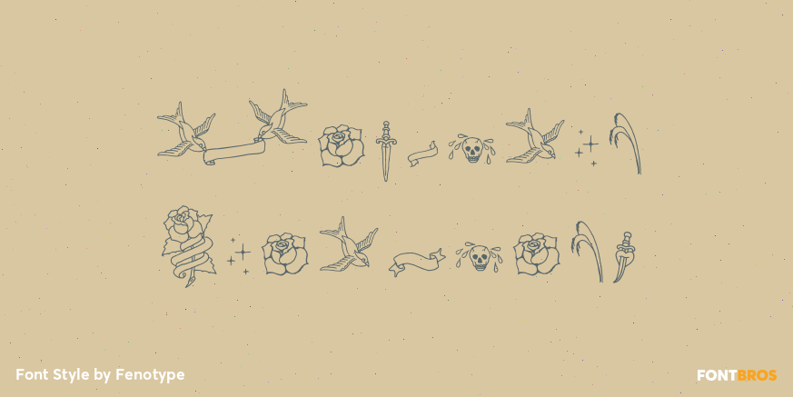 Inkheart Ornaments Poster