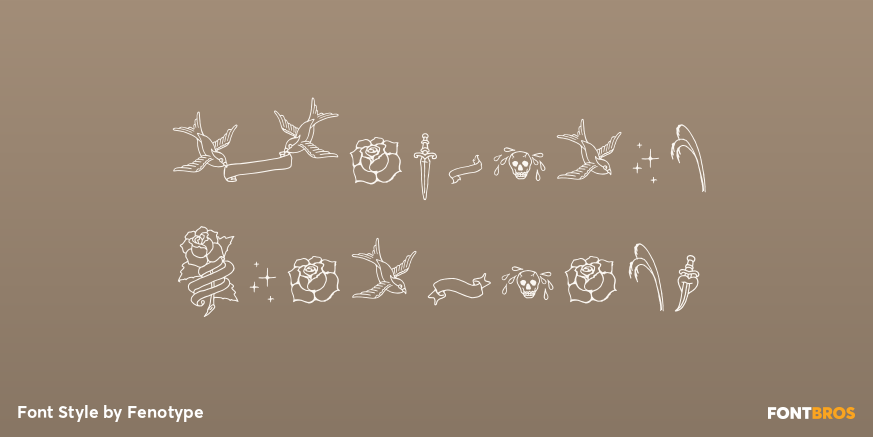 Inkheart Ornaments Poster