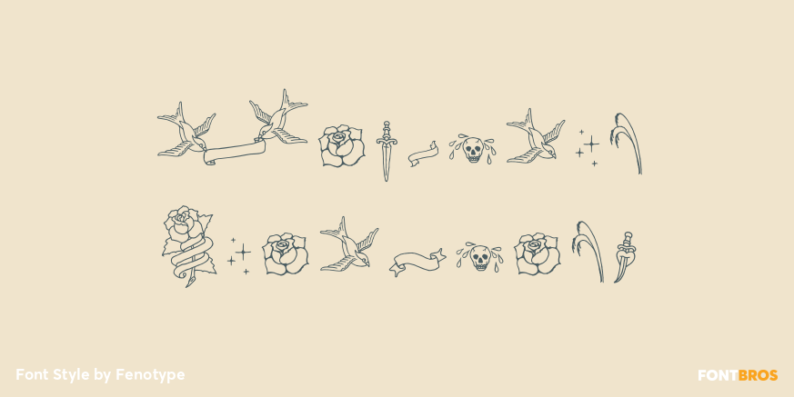 Inkheart Ornaments Poster