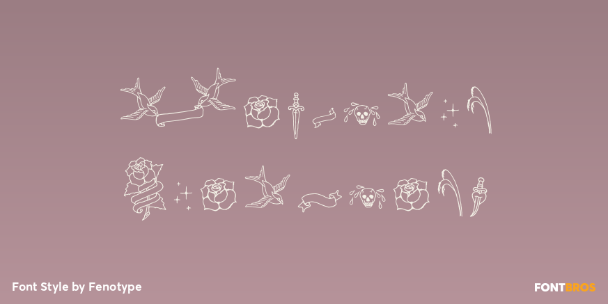 Inkheart Ornaments Poster