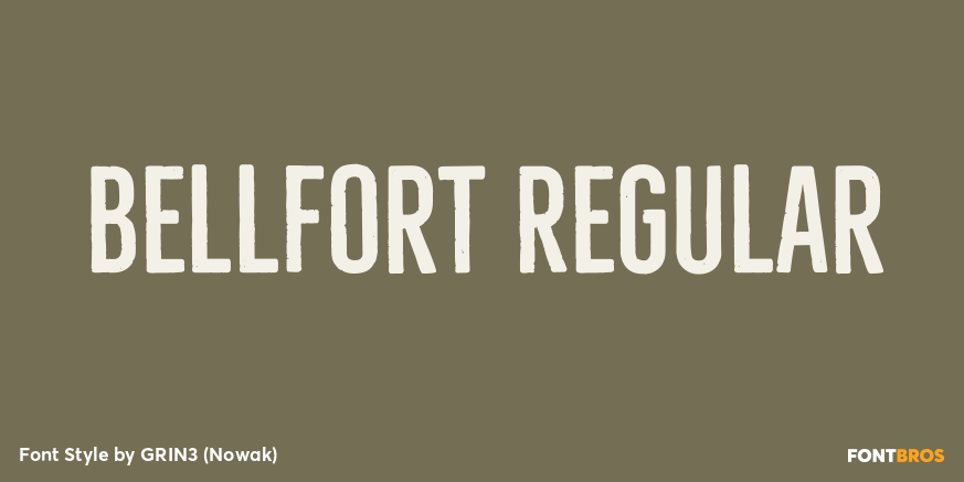 Bellfort Regular Font Poster #1