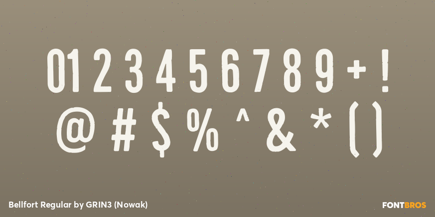 Bellfort Regular Font Poster #4