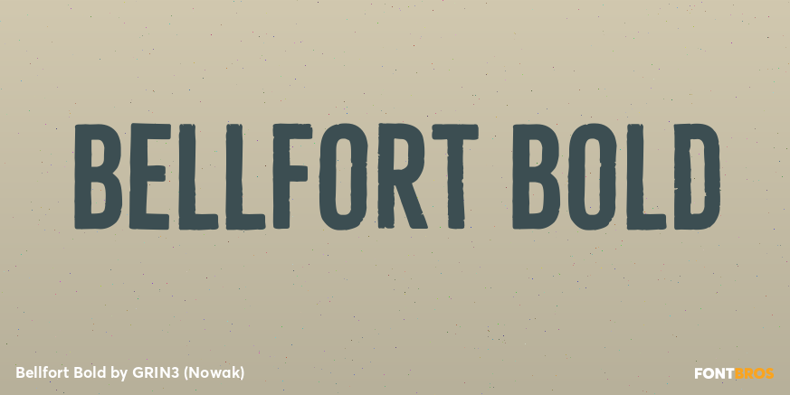 Bellfort Bold Poster