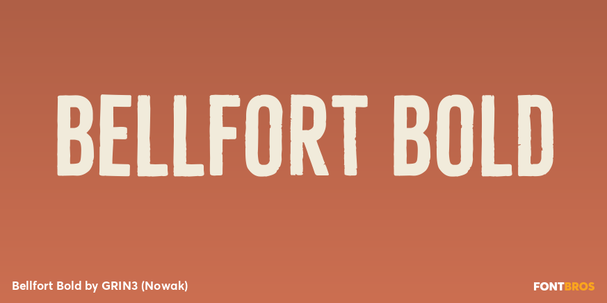 Bellfort Bold Poster