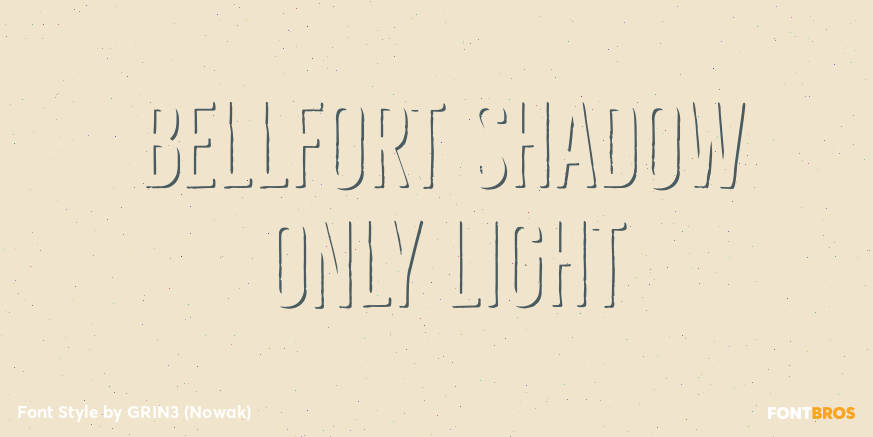 Bellfort Shadow Only Light Poster