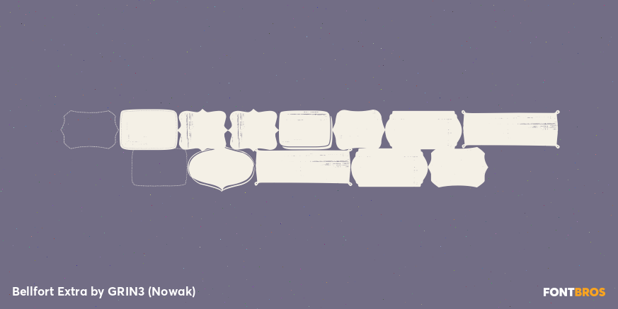 Bellfort Extra Font Poster #1