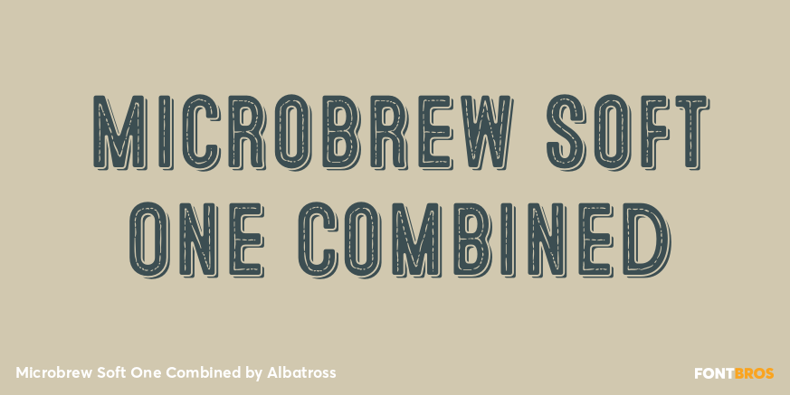Microbrew Soft One Combined Font Poster #1