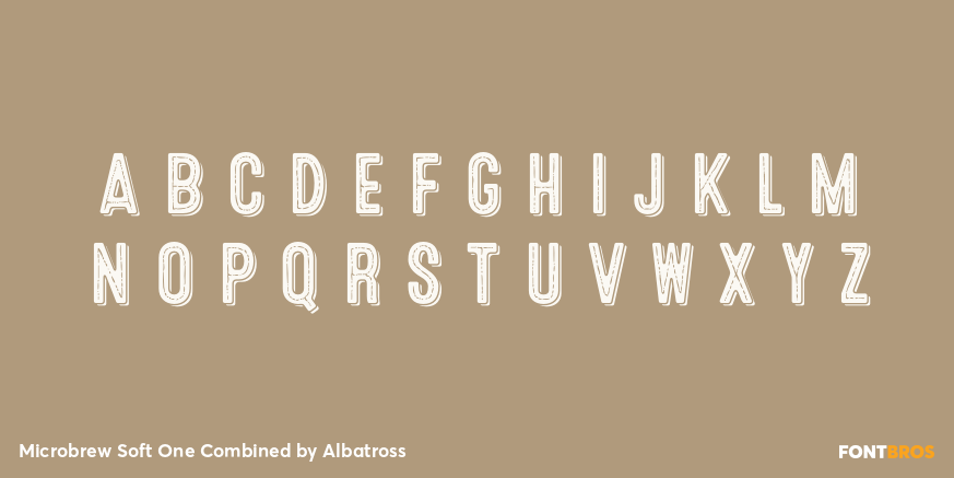Microbrew Soft One Combined Font Poster #2