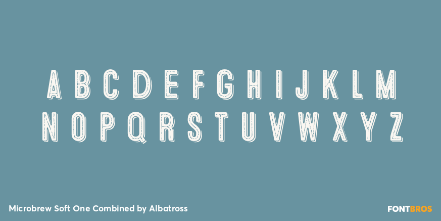 Microbrew Soft One Combined Font Poster #3