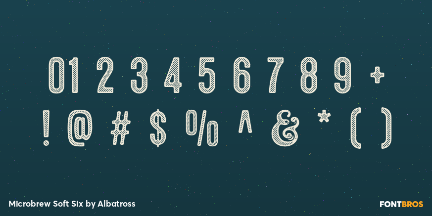 Microbrew Soft Six Font Poster #4