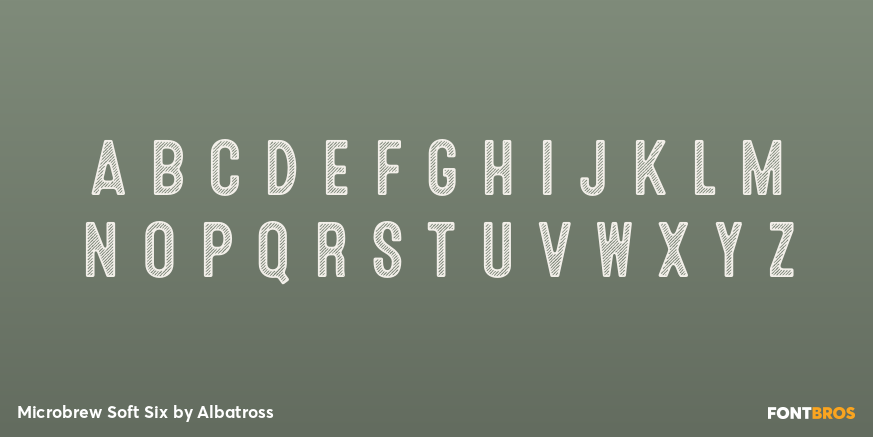 Microbrew Soft Six Font Poster #1