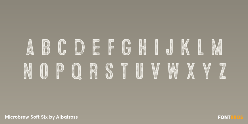 Microbrew Soft Six Font Poster #1