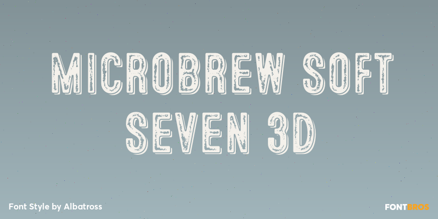 Microbrew Soft Seven 3D Poster