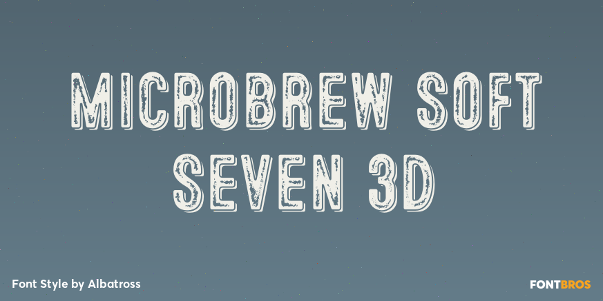 Microbrew Soft Seven 3D Poster