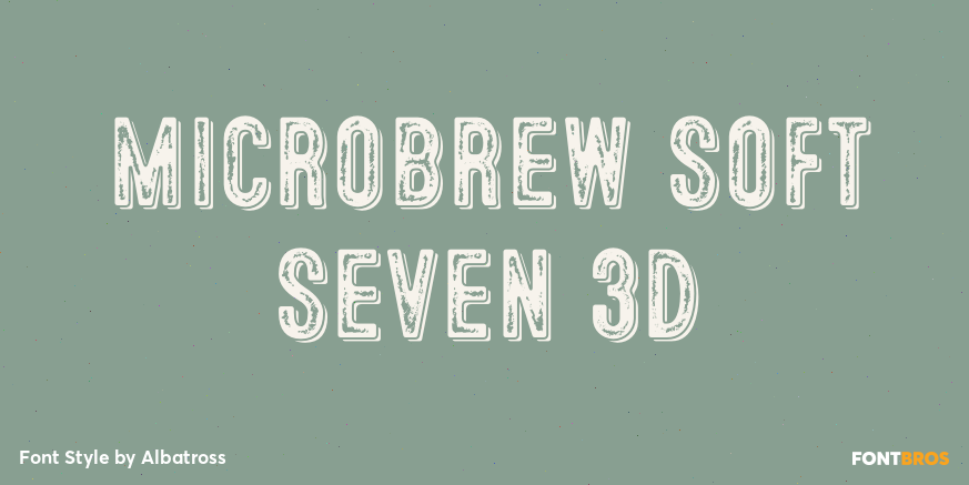 Microbrew Soft Seven 3D Poster