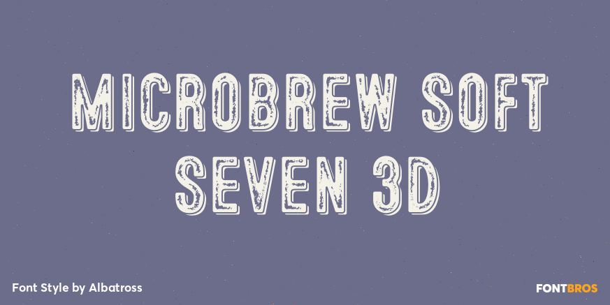 Microbrew Soft Seven 3D Poster