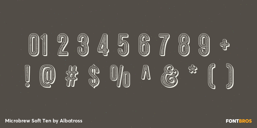Microbrew Soft Ten Font Poster #4