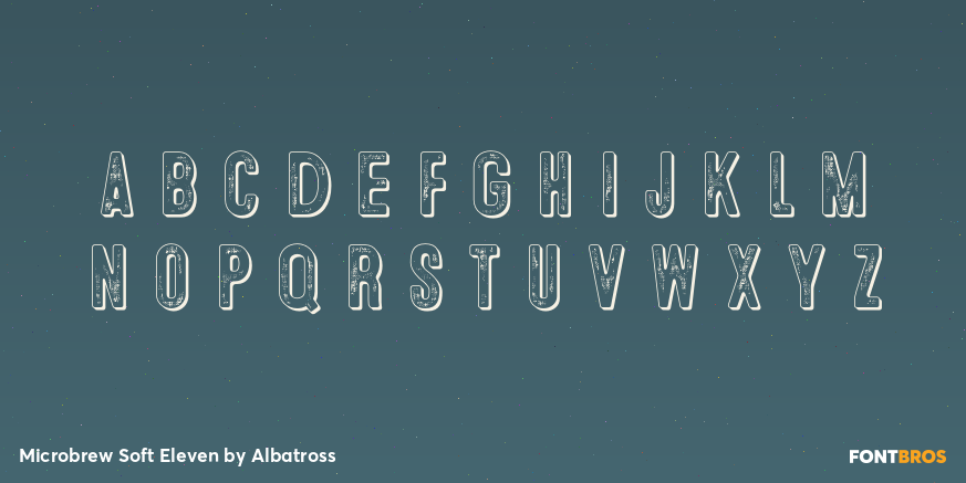 Microbrew Soft Eleven Font Poster #3