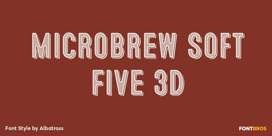 Microbrew Soft Five 3D Poster