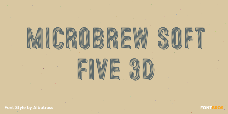 Microbrew Soft Five 3D Poster