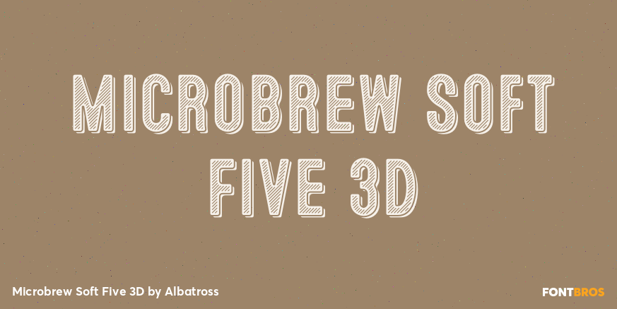 Microbrew Soft Five 3D Poster