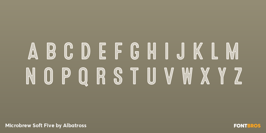 Microbrew Soft Five Font Poster #2