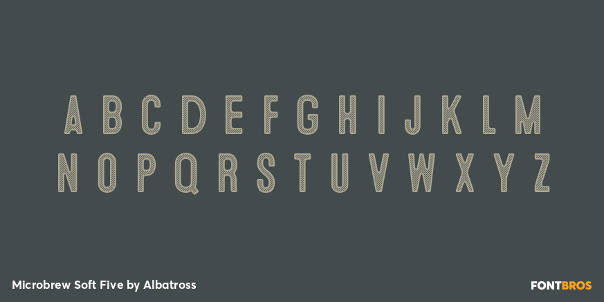 Microbrew Soft Five Font Poster #3