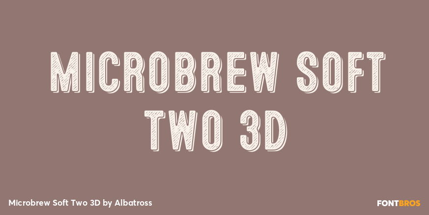 Microbrew Soft Two 3D Poster