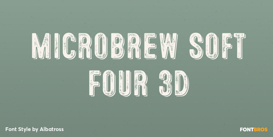 Microbrew Soft Four 3D Poster