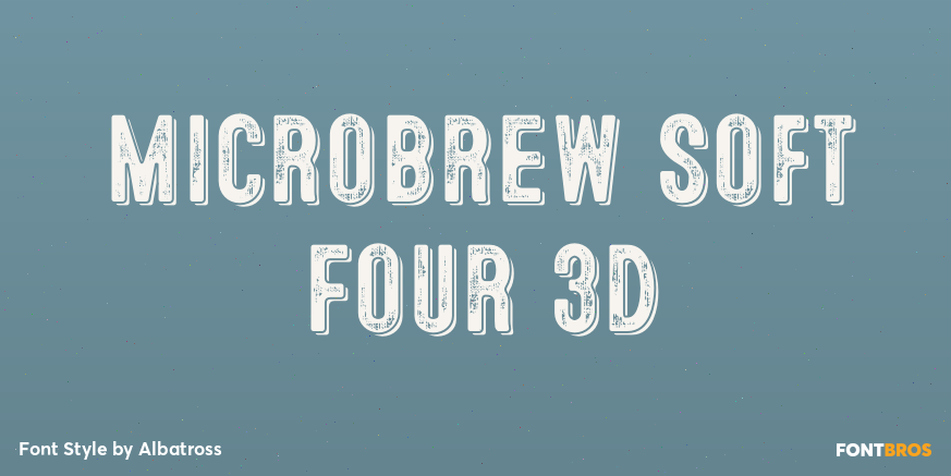 Microbrew Soft Four 3D Poster