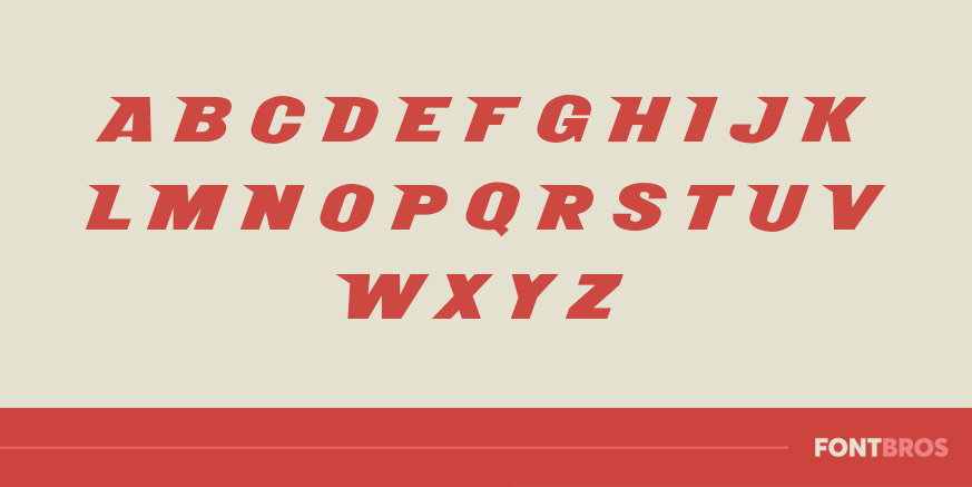 New York to Las Vegas Font Poster #2