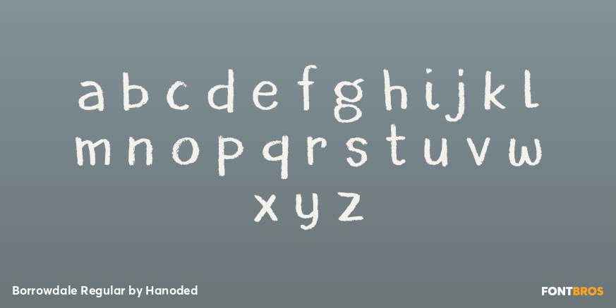 Borrowdale Regular Font Poster #3