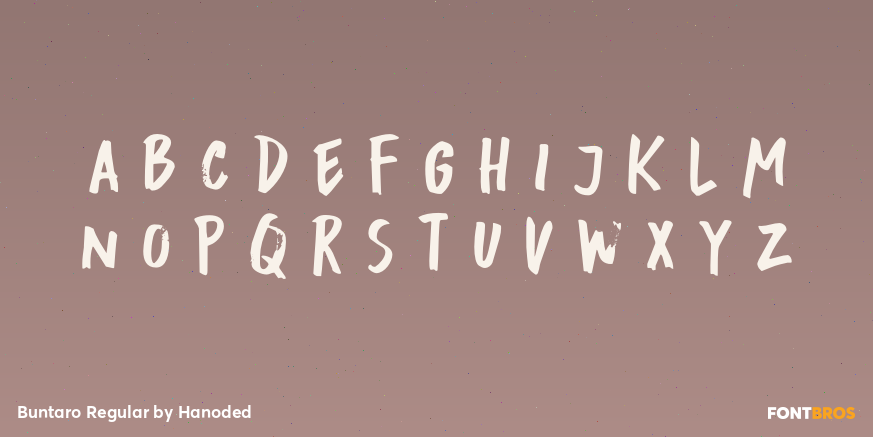 Buntaro Regular Font Poster #3