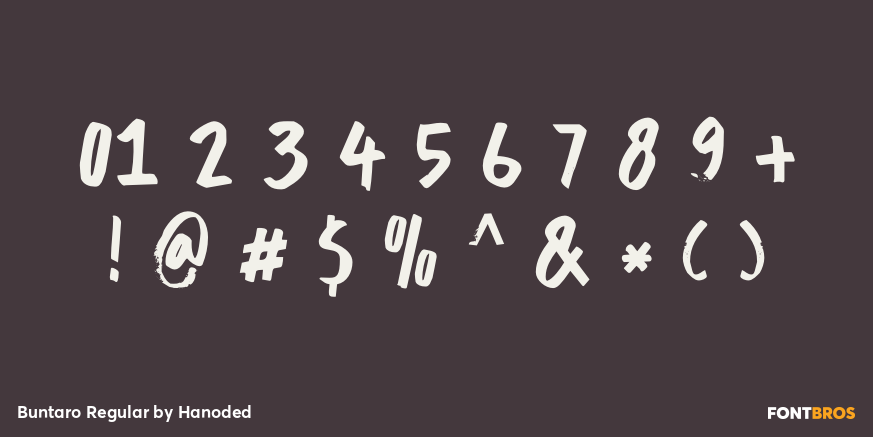Buntaro Regular Font Poster #4