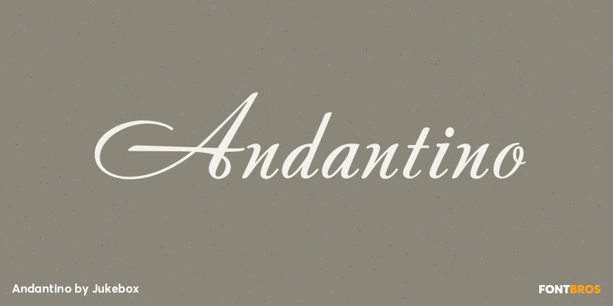 Andantino Font Poster #1