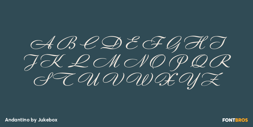 Andantino Font Poster #2