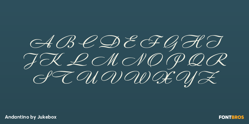 Andantino Font Poster #1